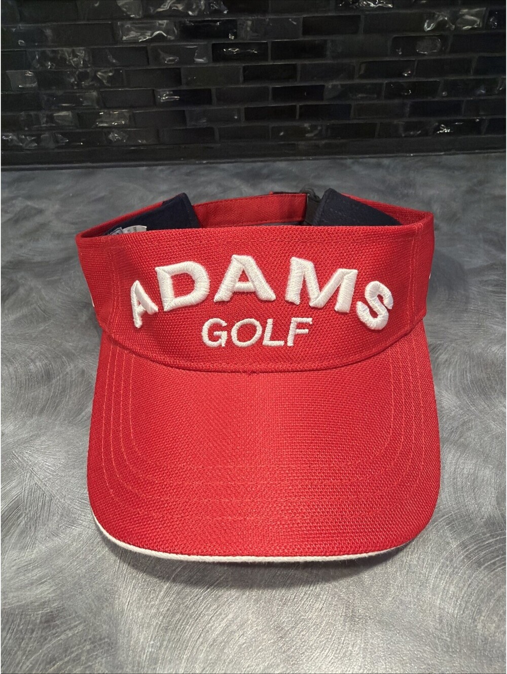 Adams Golf Visor Speedline Idea Sun Beach Resort Vacation Spell Out Logo Cap Hat